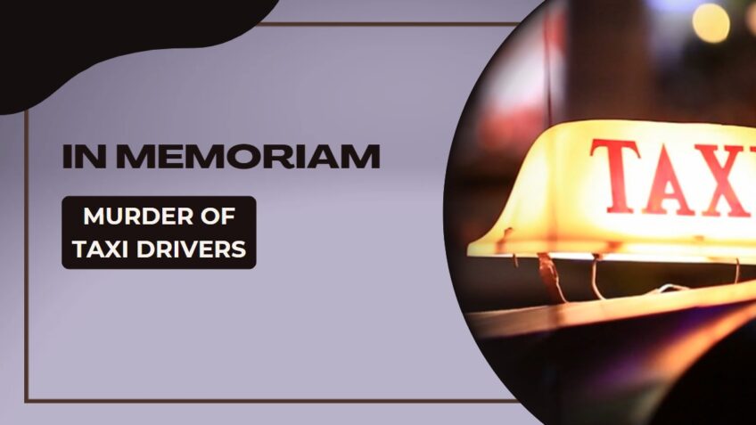In Memoriam - List of Taxi Driver Murder Victims